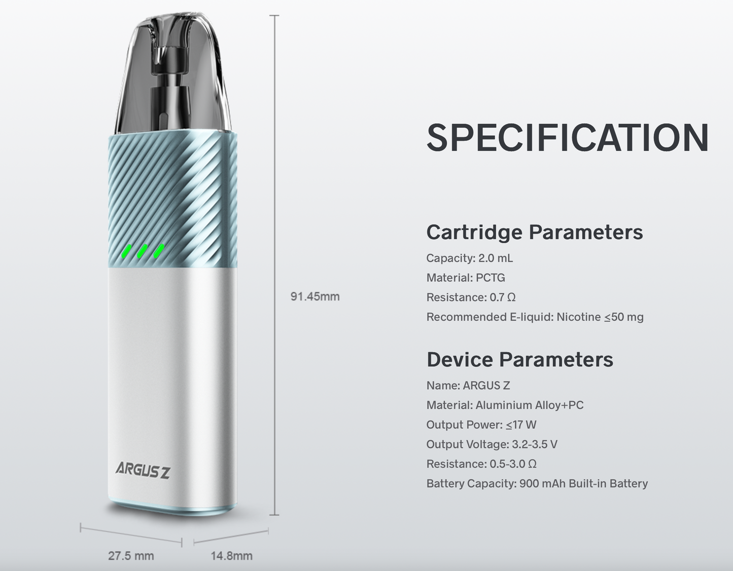 Voopoo Argus Z Pod Vape Kit