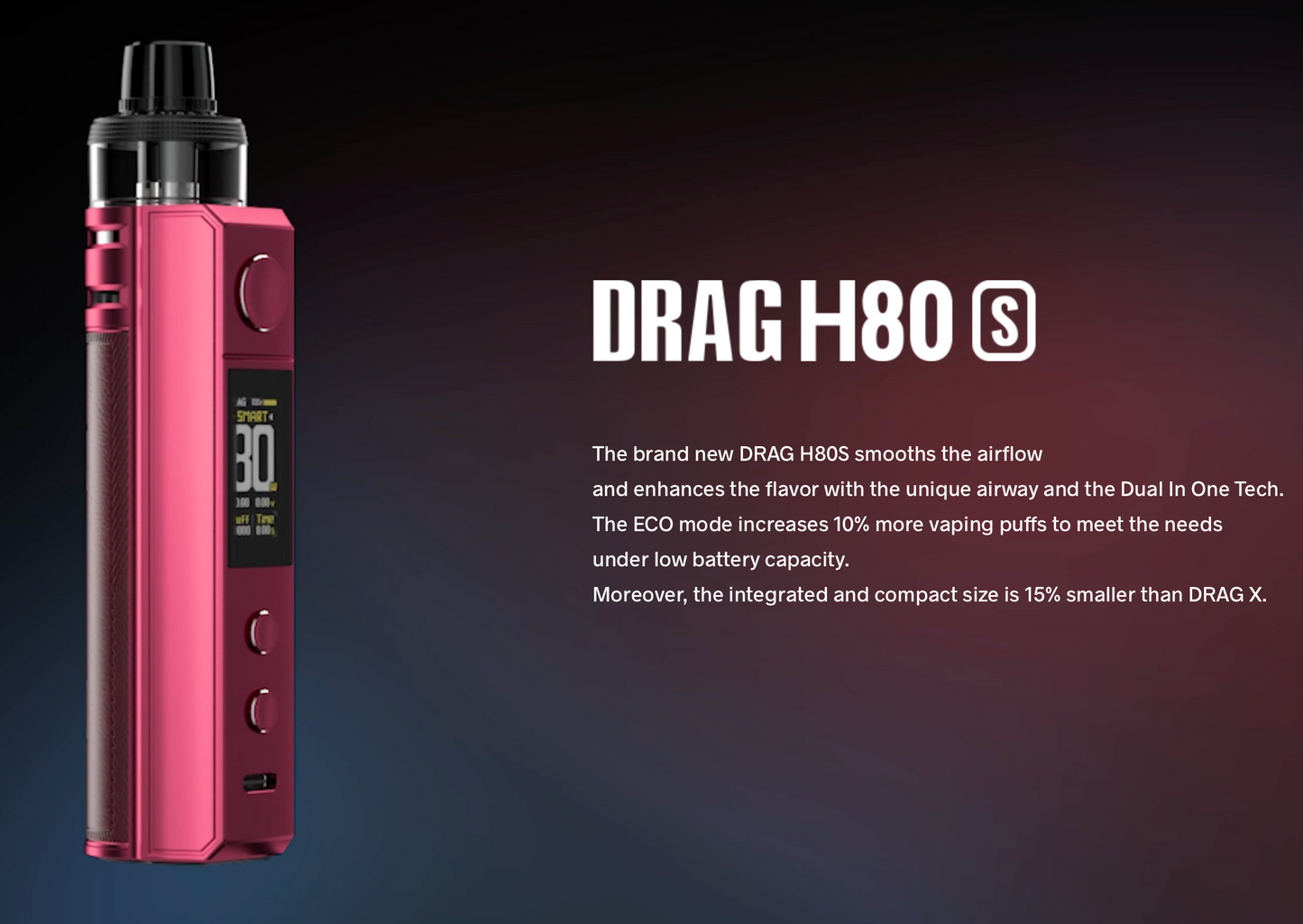 Voopoo Drag H80 S Pod Kit